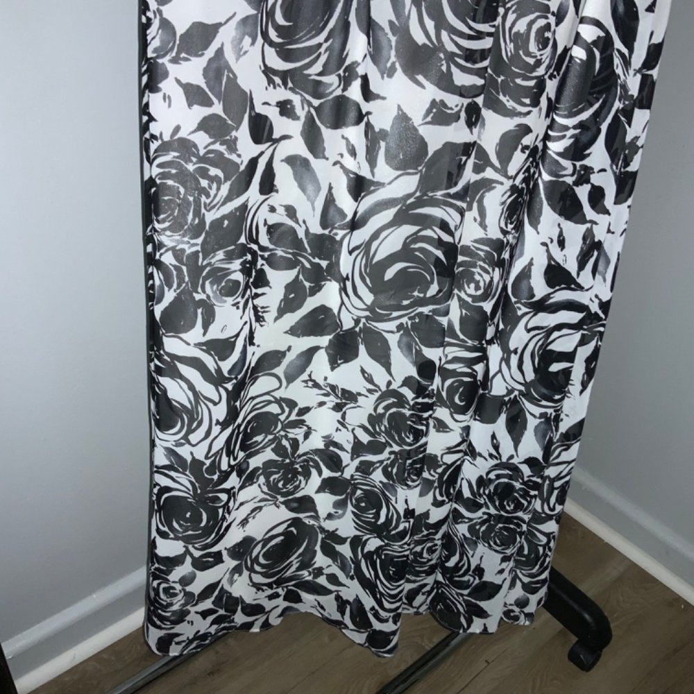 White House Black Market Floral Maxi Dress Sz 10 - Picture 4 of 10